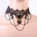 MYLOVE Hot Selling Lace Necklace With Gemstone Pendant Fashion For Sexy Lady MLGY128